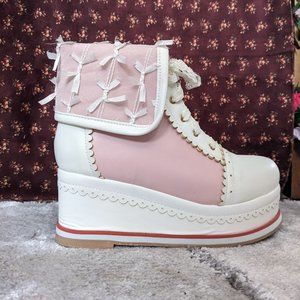 Cute platform boots